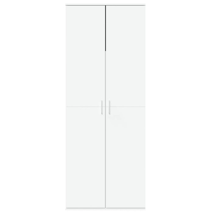Dulap înalt, alb, 70x35x180 cm, lemn prelucrat - WALTI WALTI