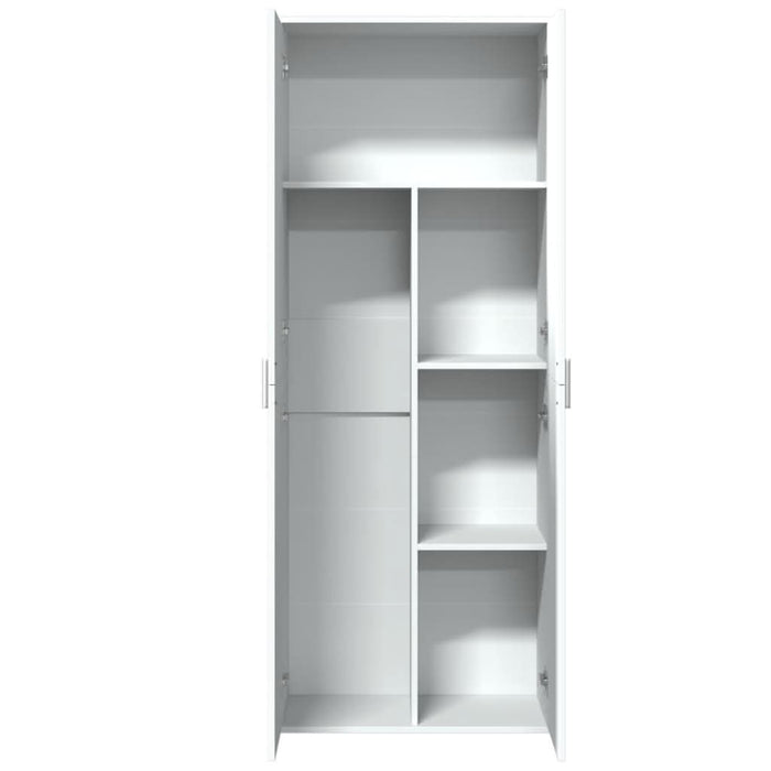Dulap înalt, alb, 70x35x180 cm, lemn prelucrat - WALTI WALTI
