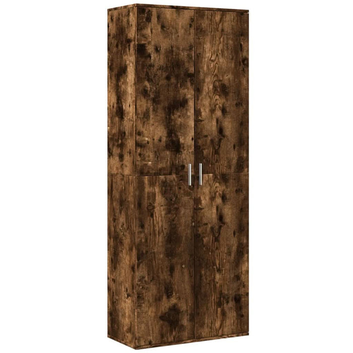 Dulap înalt, stejar fumuriu, 70x35x180 cm, lemn prelucrat - WALTI WALTI