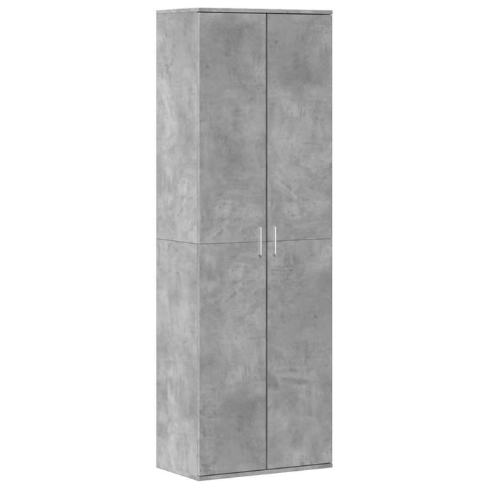 Dulap înalt, gri beton, 60x35x180 cm, lemn prelucrat - WALTI WALTI