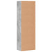 Dulap înalt, gri beton, 60x35x180 cm, lemn prelucrat - WALTI WALTI