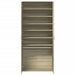 Pantofar, stejar Sonoma, 80 x 39 x 178 cm, PAL - WALTI WALTI
