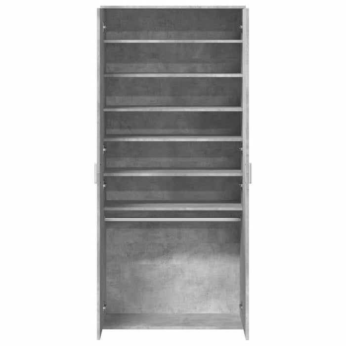 Pantofar, gri beton, 80 x 39 x 178 cm, PAL - WALTI WALTI