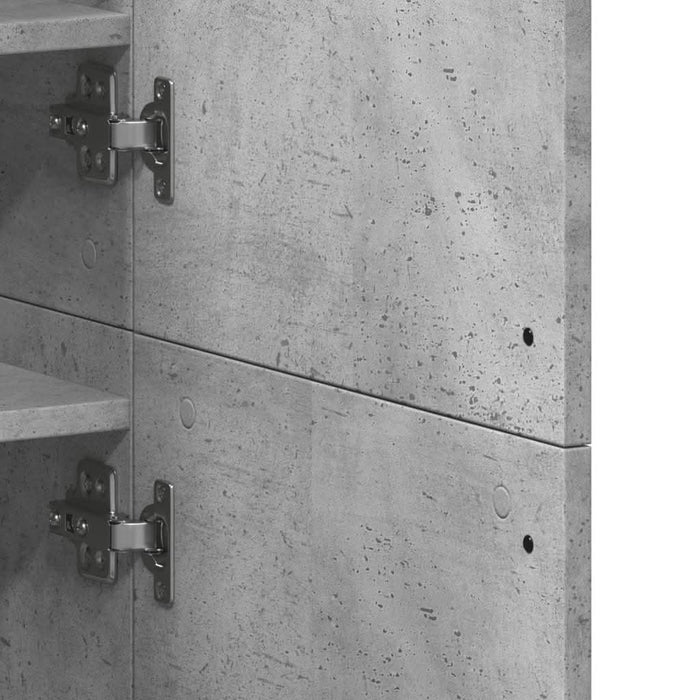Pantofar, gri beton, 80 x 39 x 178 cm, PAL - WALTI WALTI