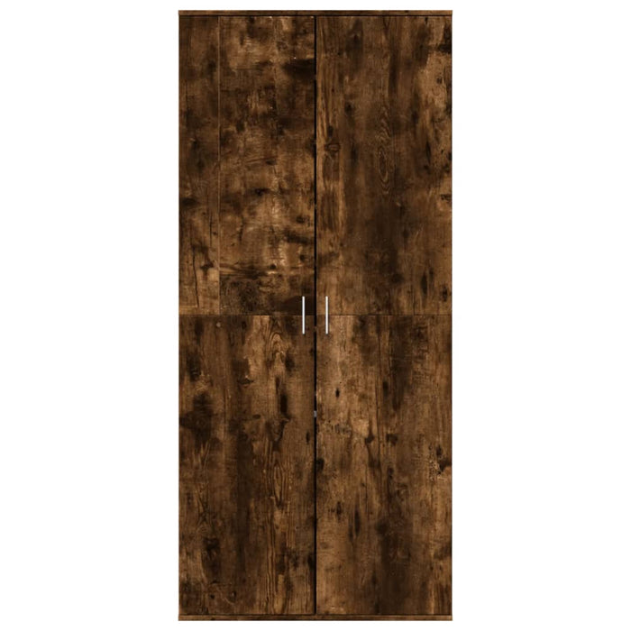 Pantofar, stejar fumuriu, 80x39x178 cm, lemn prelucrat - WALTI WALTI