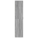 Pantofar, gri sonoma, 80x39x178 cm, lemn prelucrat - WALTI WALTI