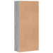 Pantofar, gri sonoma, 80x39x178 cm, lemn prelucrat - WALTI WALTI