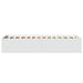 Cadru de pat, alb, 75x190 cm, lemn prelucrat - WALTI WALTI