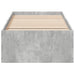 Cadru de pat, gri beton, 75x190 cm, lemn prelucrat - WALTI WALTI