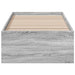 Cadru de pat, gri sonoma, 75x190 cm, lemn prelucrat - WALTI WALTI