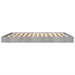 Cadru de pat, gri beton, 180x200 cm, lemn prelucrat - WALTI WALTI