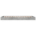 Cadru de pat, gri beton, 75x190 cm, lemn prelucrat - WALTI WALTI