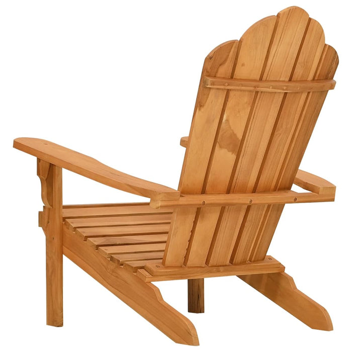 Scaun Adirondack de grădină, 77x78x95 cm, lemn masiv de tec WALTI