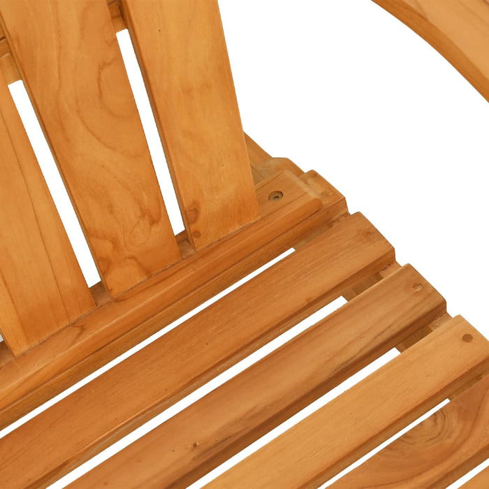 Scaun Adirondack de grădină, 77x78x95 cm, lemn masiv de tec WALTI