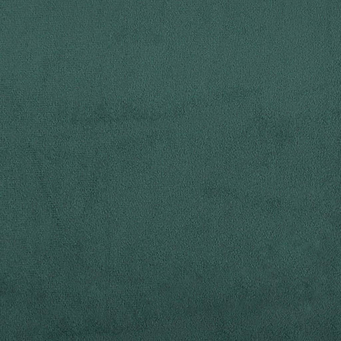 Canapea cu 3 locuri și taburet, verde închis, 180 cm, catifea - WALTI WALTI