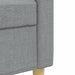 Set de canapele, 3 piese, gri deschis, textil - WALTI WALTI