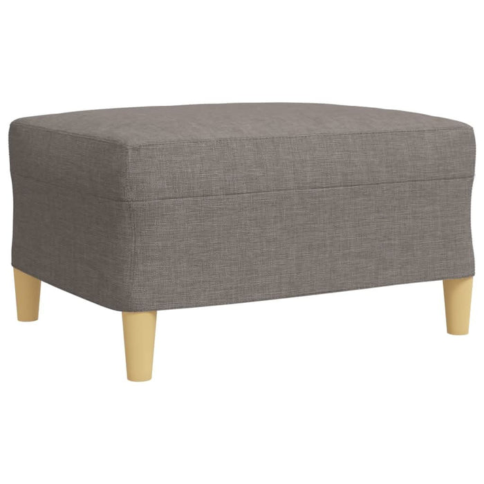 Set de canapea cu perne, 4 piese, gri taupe, material textil - WALTI WALTI