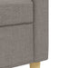 Set de canapele cu perne, 3 piese, gri taupe, textil - WALTI WALTI