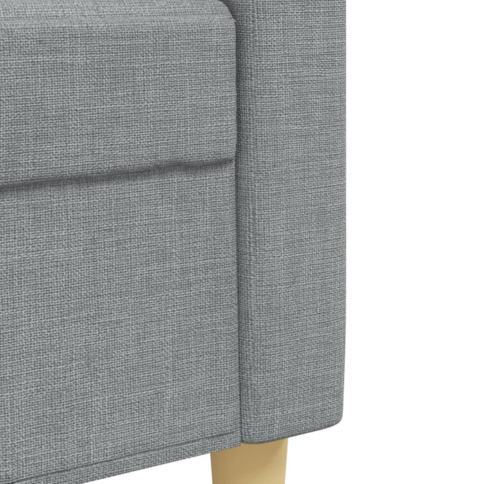 Set de canapele, 2 piese, gri deschis, material textil - WALTI WALTI