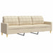 Set de canapele, 2 piese, crem, material textil - WALTI WALTI