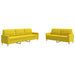 Set de canapele, 2 piese, galben deschis, textil - WALTI WALTI