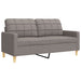 Set de canapele, 2 piese, gri taupe, material - WALTI WALTI
