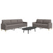 Set de canapele, 2 piese, gri taupe, material - WALTI WALTI