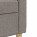 Set de canapea cu perne, 3 piese, gri taupe, material textil - WALTI WALTI