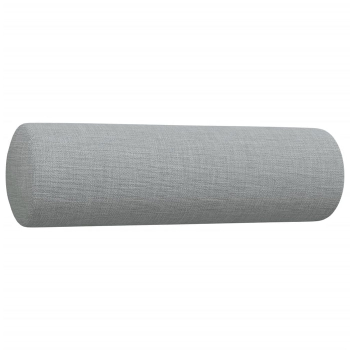 Set de canapele cu perne, 2 piese, gri deschis, textil - WALTI WALTI