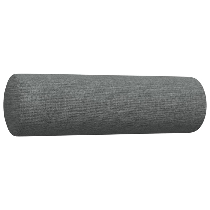 Set de canapele cu perne, 2 piese, gri închis, material textil - WALTI WALTI