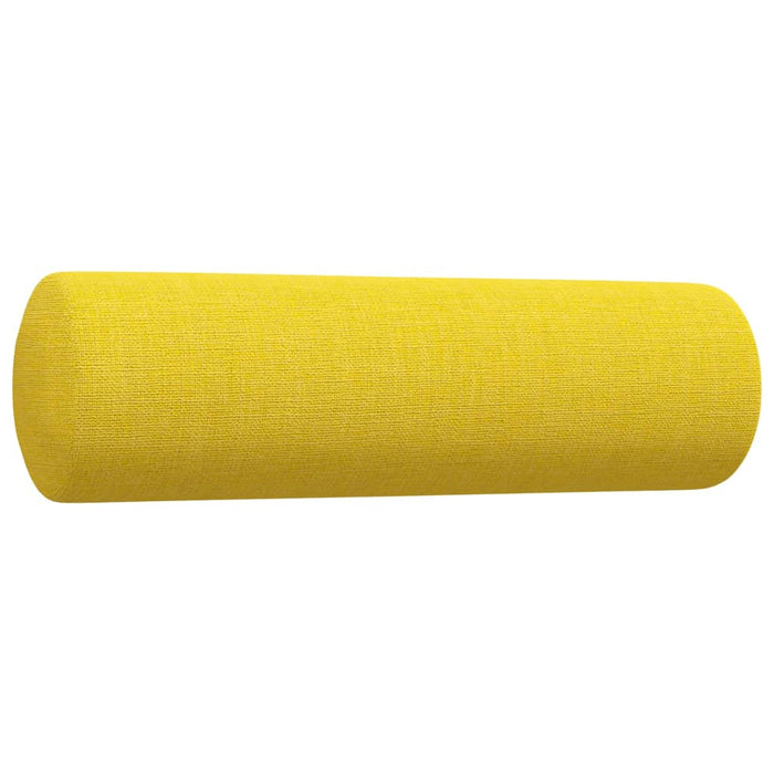 Set de canapele cu perne rulou, 2 piese, galben deschis, textil - WALTI WALTI