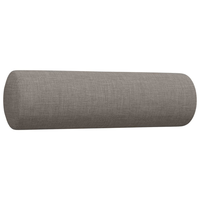 Set canapele cu taburet și perne, 3 piese, taupe, textil - WALTI WALTI