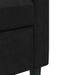 Set de canapele cu perne, 3 piese, negru, catifea - WALTI WALTI
