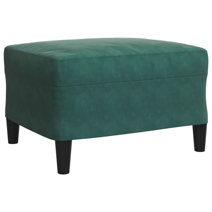 Set de canapele cu perne, 4 piese, verde închis, catifea - WALTI WALTI