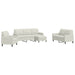 Set de canapele cu perne, 4 piese, crem, catifea - WALTI WALTI