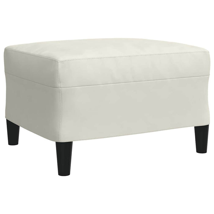 Set de canapele cu perne, 4 piese, crem, catifea - WALTI WALTI