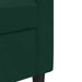 Set de canapele cu perne, 2 piese, verde închis, catifea - WALTI WALTI