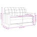 Set de canapele cu perne, 2 piese, roz, catifea - WALTI WALTI