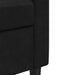 Set de canapele cu perne, 2 piese, negru, catifea - WALTI WALTI