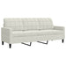 Set de canapele cu perne, 2 piese, crem, catifea - WALTI WALTI