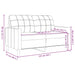 Set de canapele cu perne, 3 piese, negru, catifea - WALTI WALTI