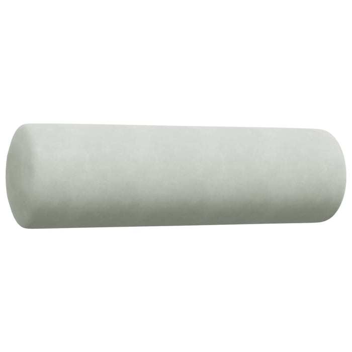 Set de canapele cu perne, 2 piese, gri deschis, catifea - WALTI WALTI