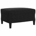 Set de canapele cu perne, 4 piese, negru, catifea - WALTI WALTI