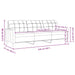 Set de canapele cu perne, 4 piese, maro, catifea - WALTI WALTI