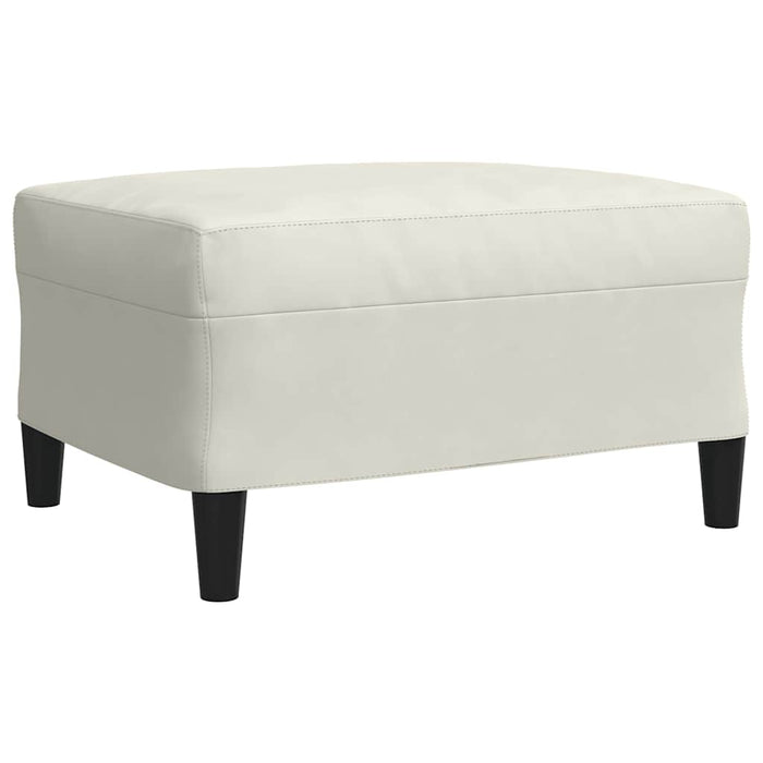 Set de canapele cu perne, 4 piese, crem, catifea - WALTI WALTI