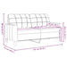 Set de canapele cu perne, 2 piese, roz, catifea - WALTI WALTI
