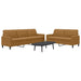 Set de canapele cu perne, 2 piese, maro, catifea - WALTI WALTI