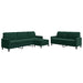 Set de canapele cu perne, 3 piese, verde închis, catifea - WALTI WALTI