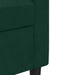 Set de canapele cu perne, 3 piese, verde închis, catifea - WALTI WALTI