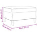 Set de canapele cu perne, 3 piese, crem, catifea - WALTI WALTI